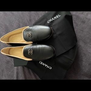 Black Chanel Loafers BRAND NEW